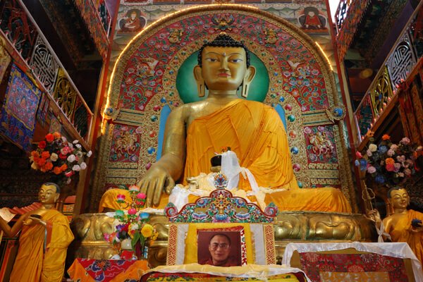 18 feet buddha statue Tawang Monastery