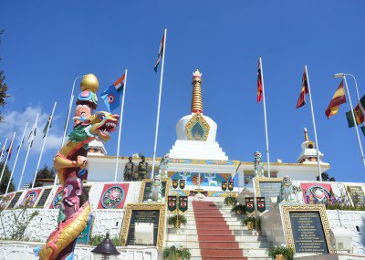 Tawang war memorial white stupa